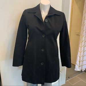 NWOT - Banana Republic Black Trench Coat